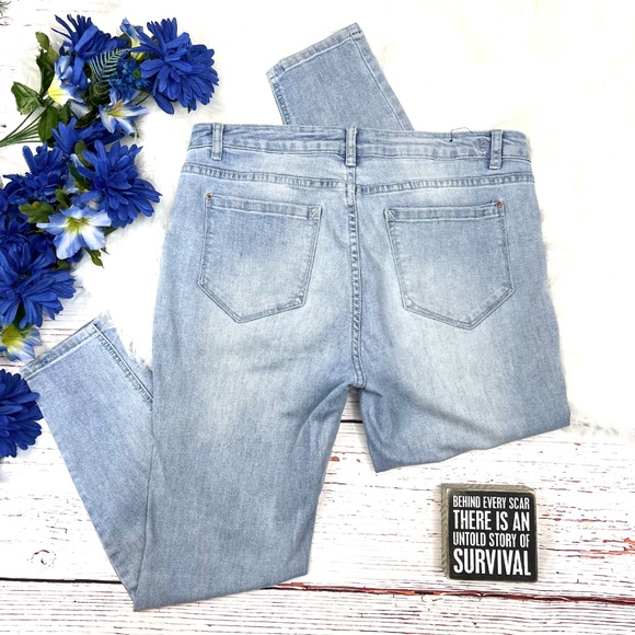 👖|•KENSIE•| Effortless Mid-Rise Skinny Ankle Jeans Size 12/31👖 - Picture 3 of 8